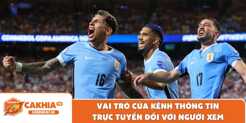 Bảng Xếp Hạng Copa America Cập Nhật Mới Chuẩn Xác 3 Vai trò của kênh thông tin trực tuyến đối với người xem
